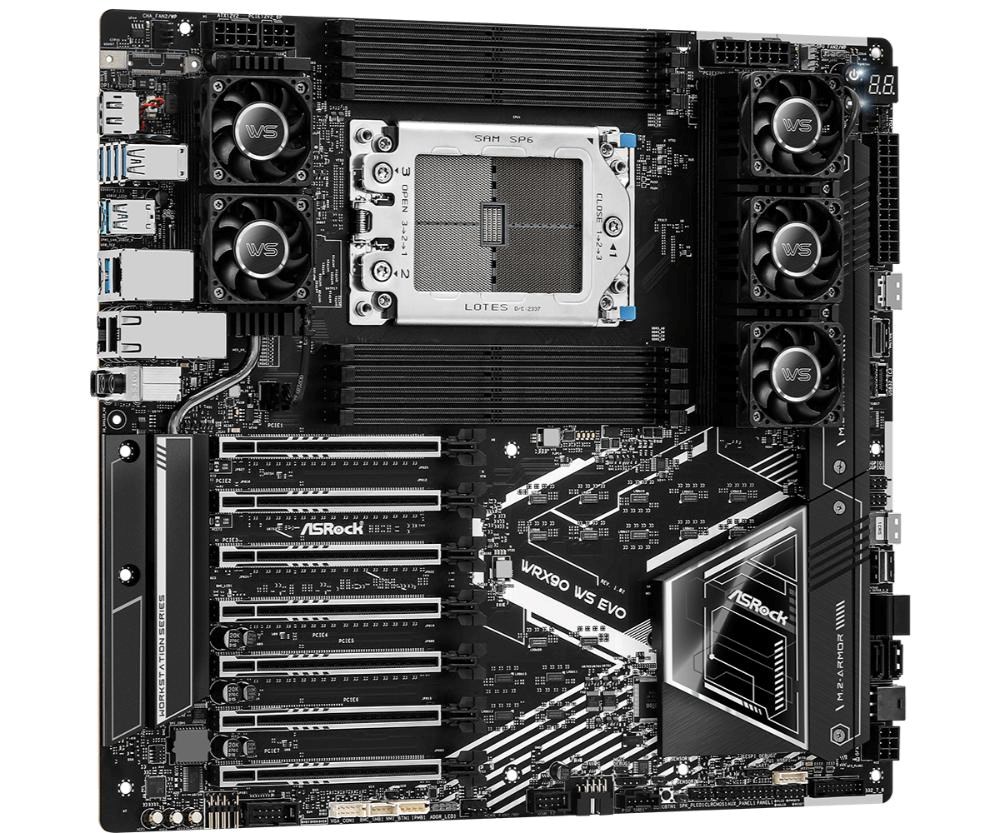 Płyta Socket WRX90 ASRock WRX90 WS EVO - obrazek 4