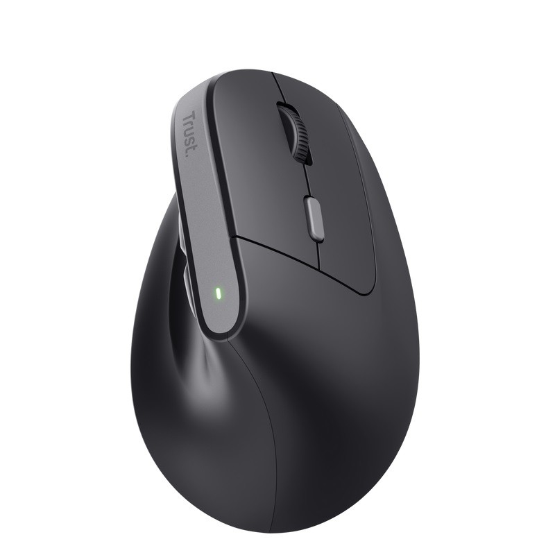 Mysz bezprzewodowa ergonomiczna Trust Bayo II  Czarna