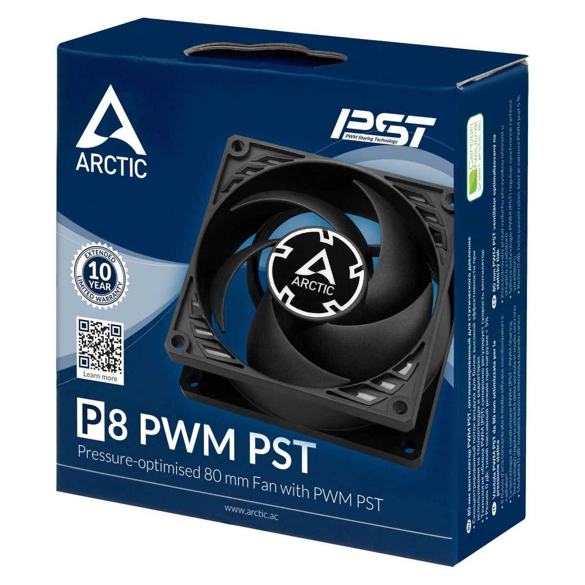 Wentylator 80 mm Arctic P8 PWM PST - obrazek 3