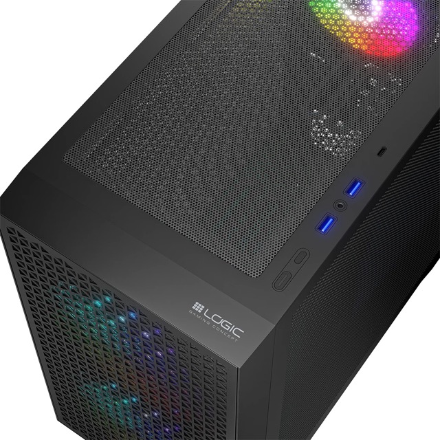 Obudowa Logic Dart Pro ARGB MINI Czarna - obrazek 2