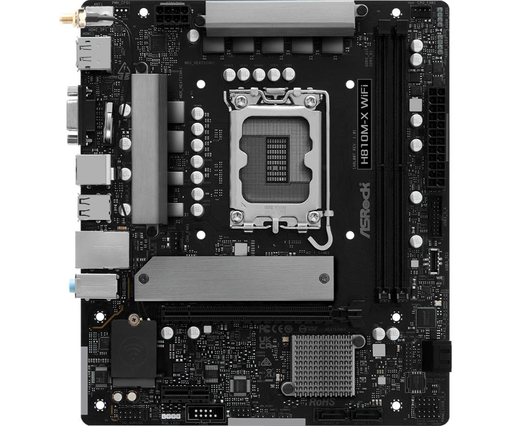 Płyta Socket LGA1851 ASRock H810M-X WIFI - obrazek 4