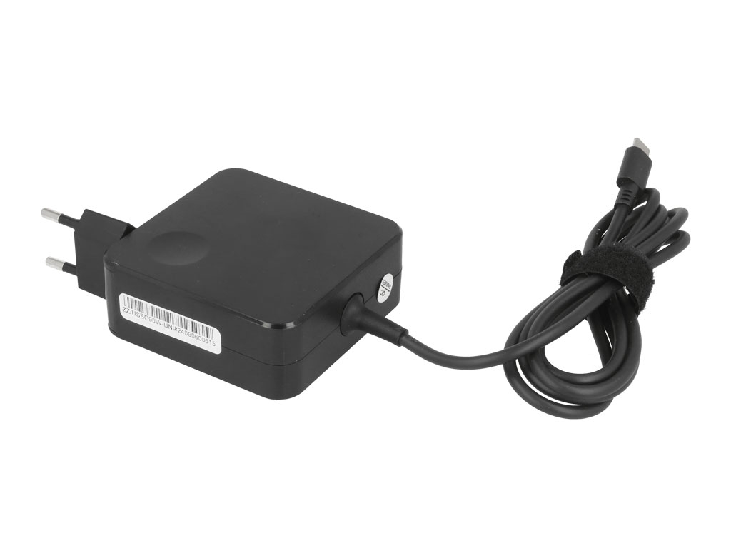 Zasilacz sieciowy do laptopa USB Type-C 90W Uniwersalny 10 wtyków Czarny - obrazek 3