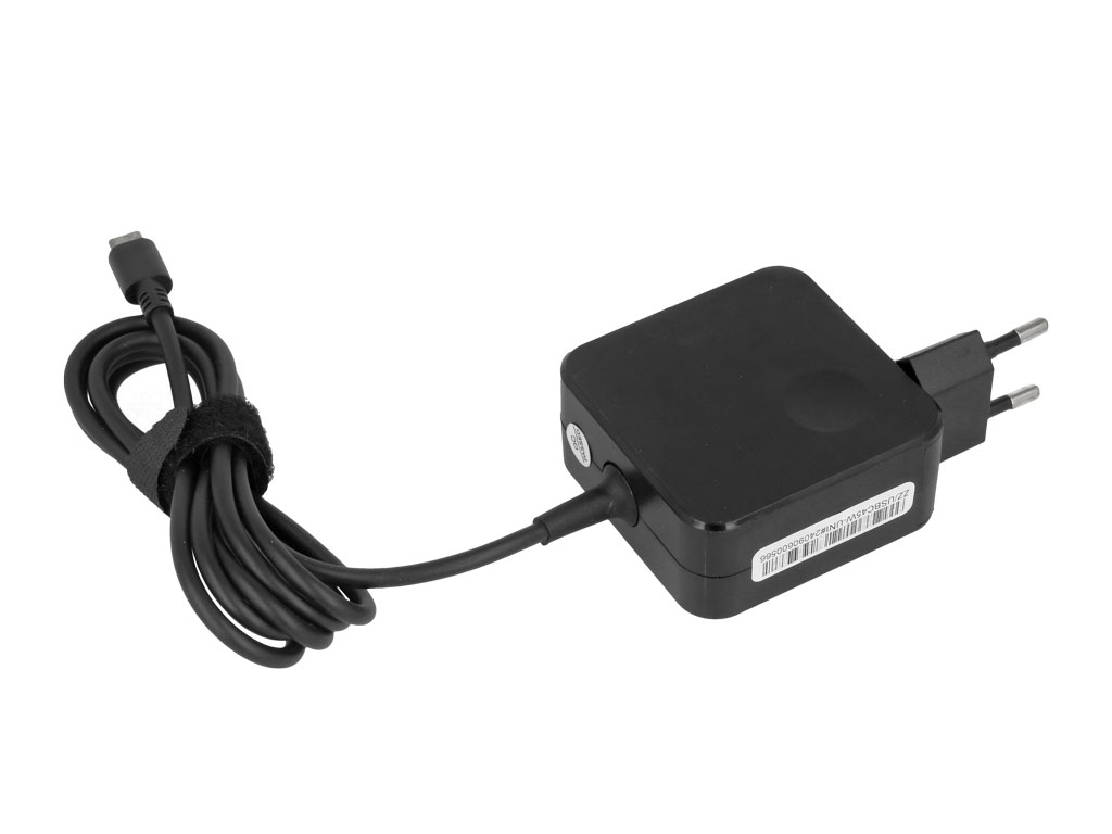 Zasilacz sieciowy do laptopa USB Type-C 45W Uniwersalny 10 wtyków Czarny - obrazek 3