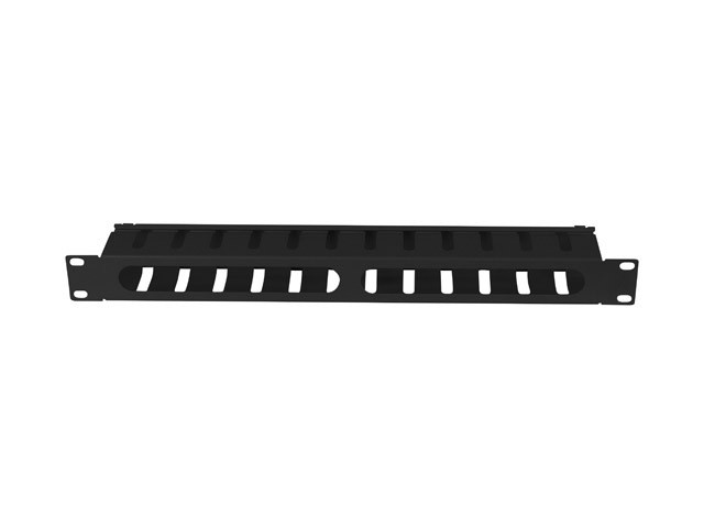 Organizer kabli 19'' 1U Typ A czarny Lanberg - obrazek 3