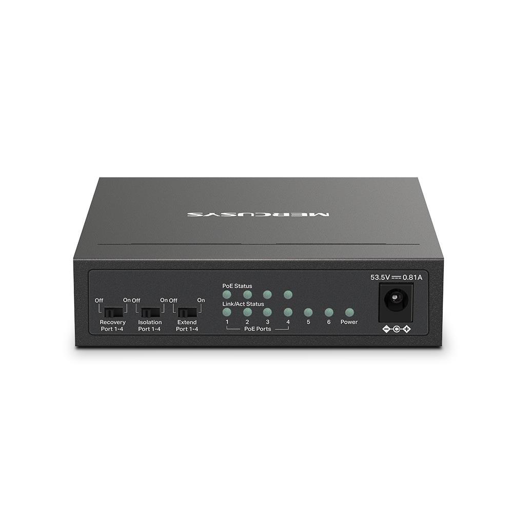 Switch Mercusys MS106LP 6x10/100 MB/s 4xPoE - obrazek 3