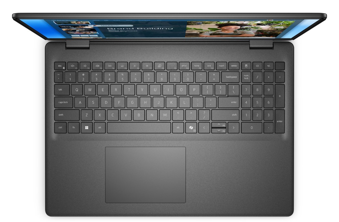 Laptop Dell 16 DC16250 16" WUXGA Core 5 120U 8GB 512GB SSD MS Windows 11 Professional Carbon Black - obrazek 4