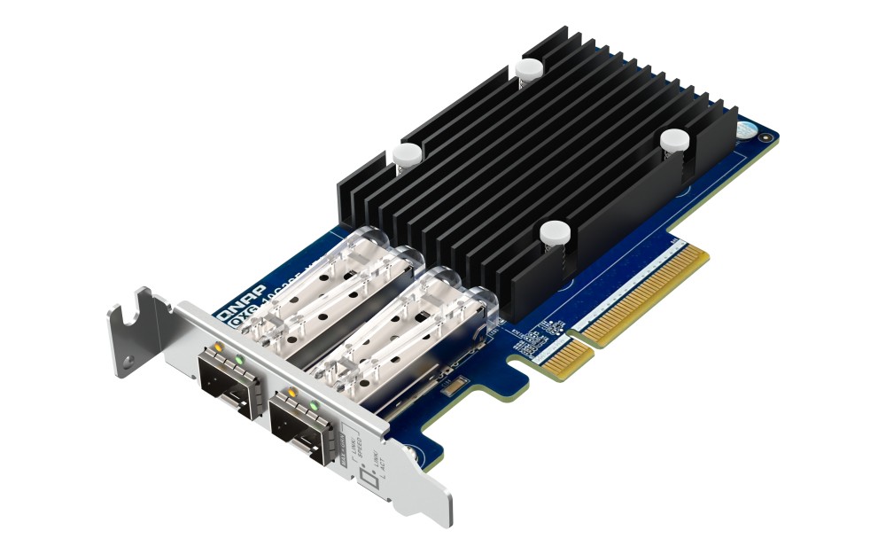 Karta sieciowa PCI-E Qnap QXG-10G2SF-X710 2x10GbE SFP+ - obrazek 2
