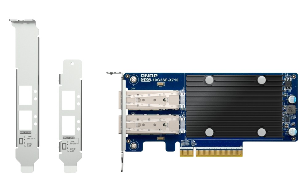 Karta sieciowa PCI-E Qnap QXG-10G2SF-X710 2x10GbE SFP+ - obrazek 3