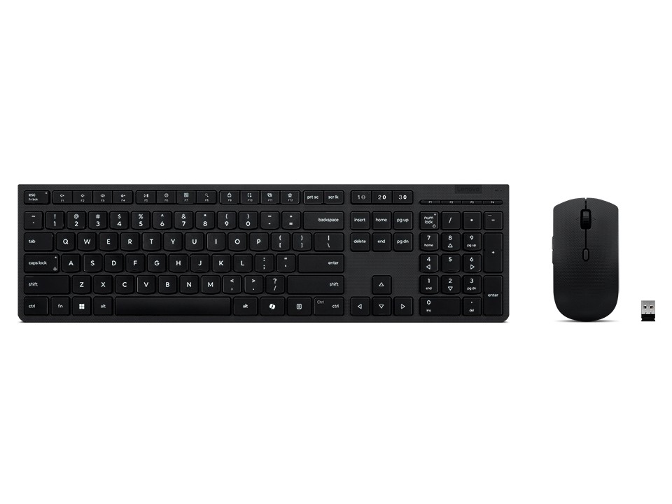 Zestaw bezprzewodowy klawiatura + mysz Lenovo Professional Rechargeable