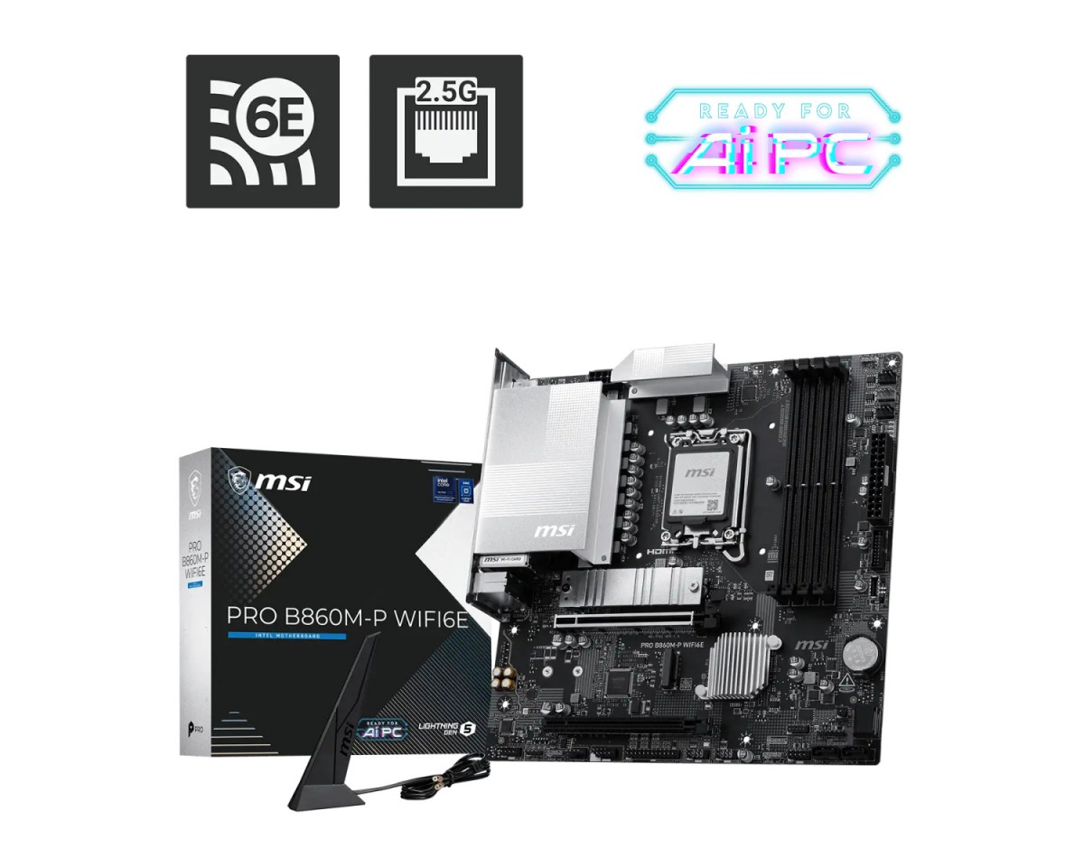 Płyta Socket LGA1851 MSI PRO B860M-P WIFI6E