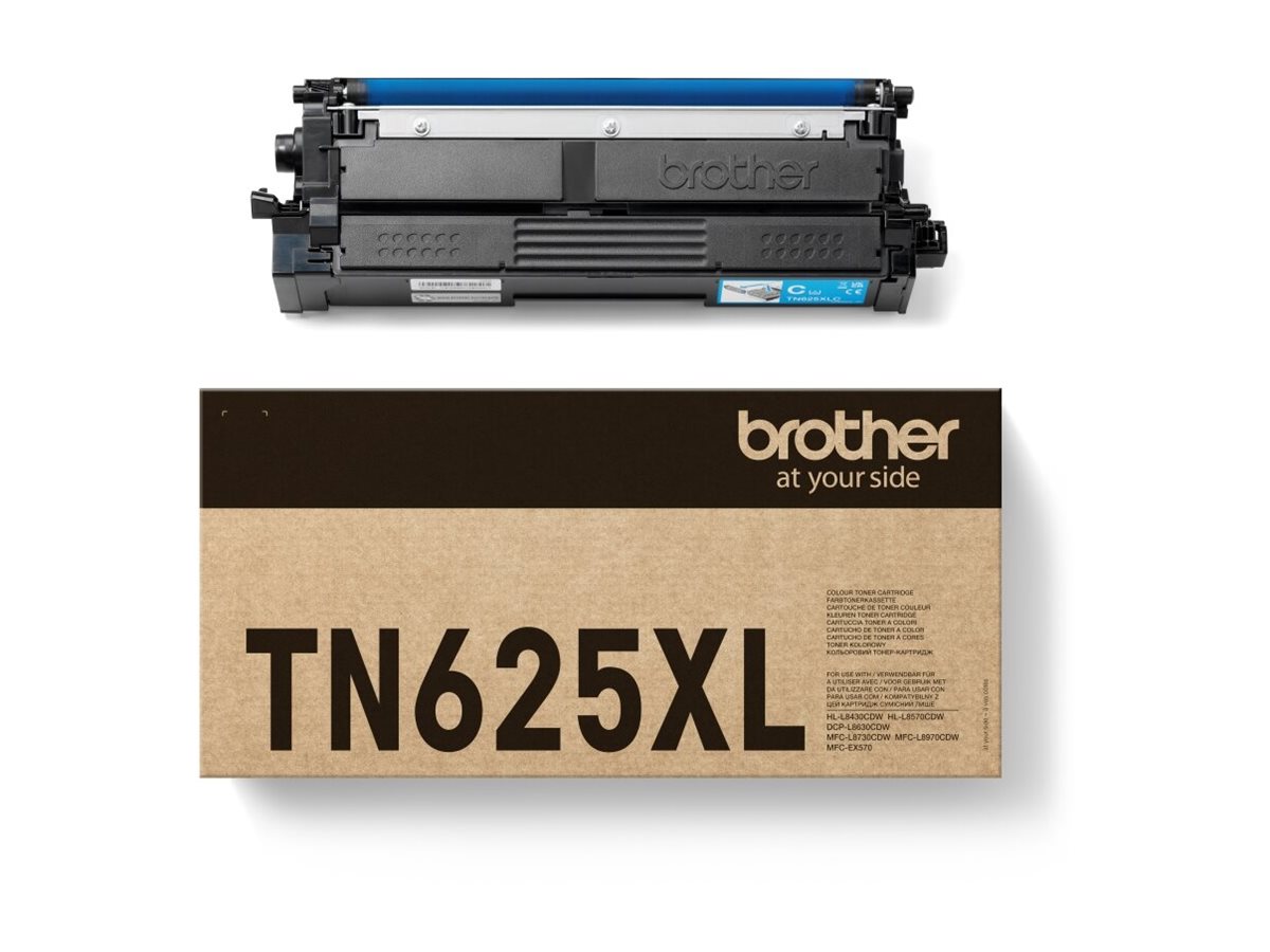 Toner Brother TN-625XLC Cyan 4500 str.