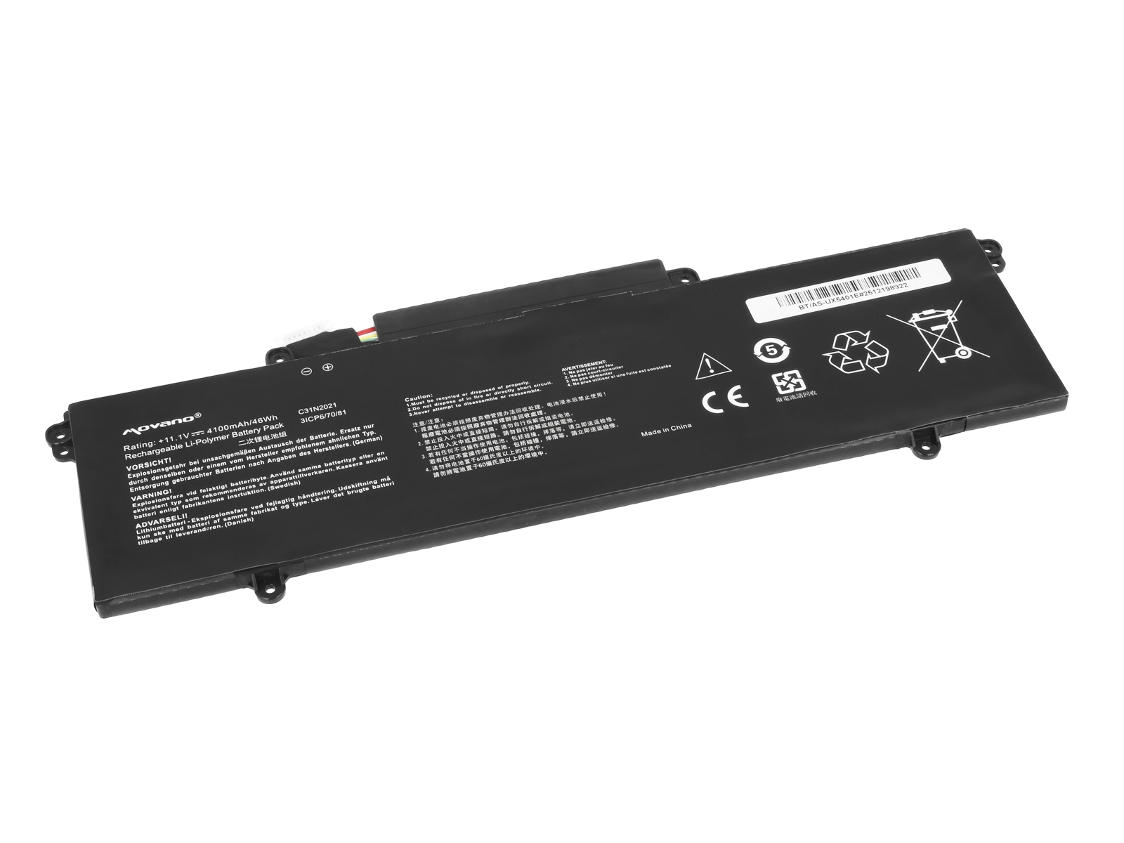 Bateria do laptopa Asus Zenbook 14 UX5401E, Flip UN5401QA