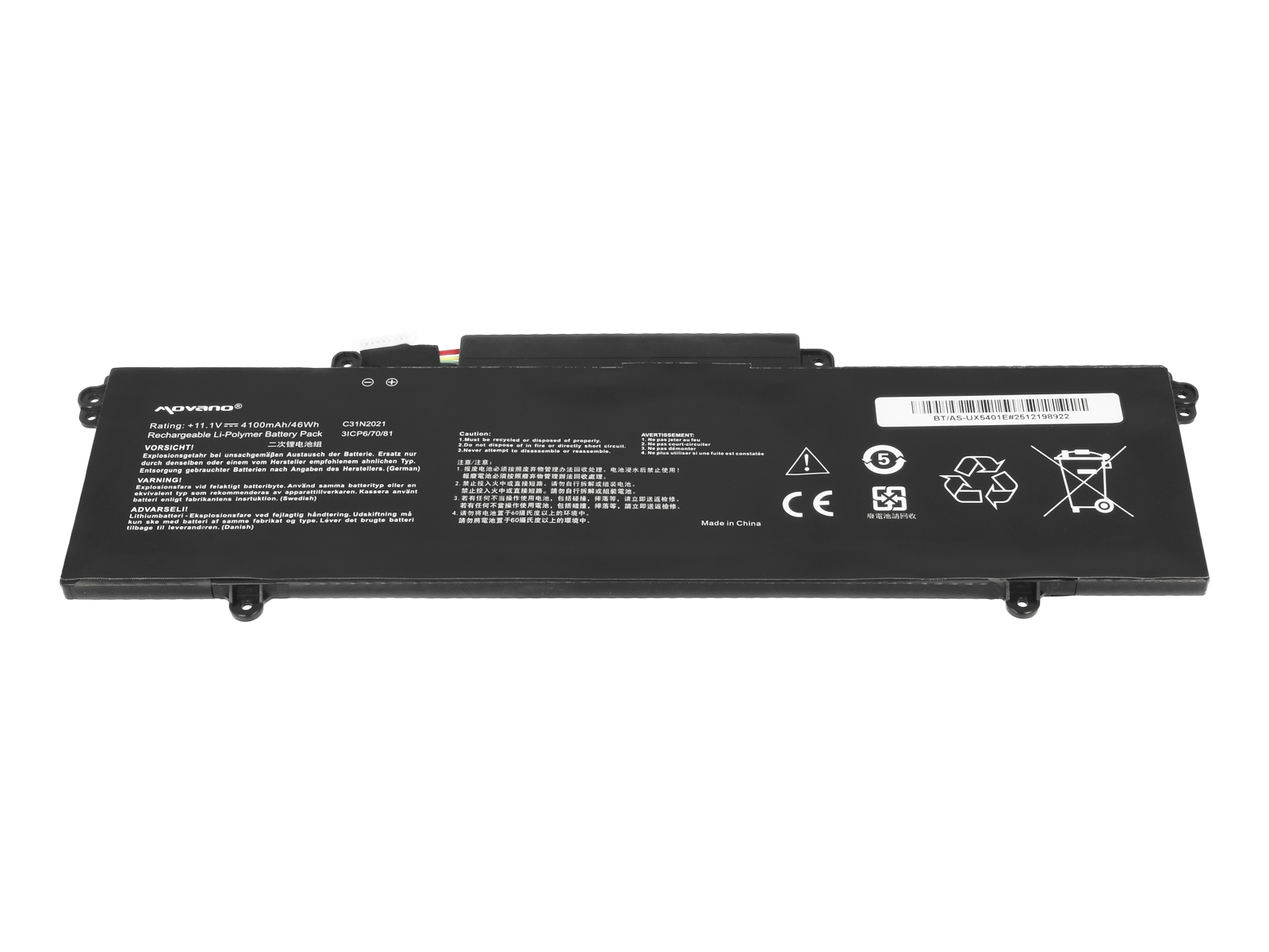 Bateria do laptopa Asus Zenbook 14 UX5401E, Flip UN5401QA - obrazek 2