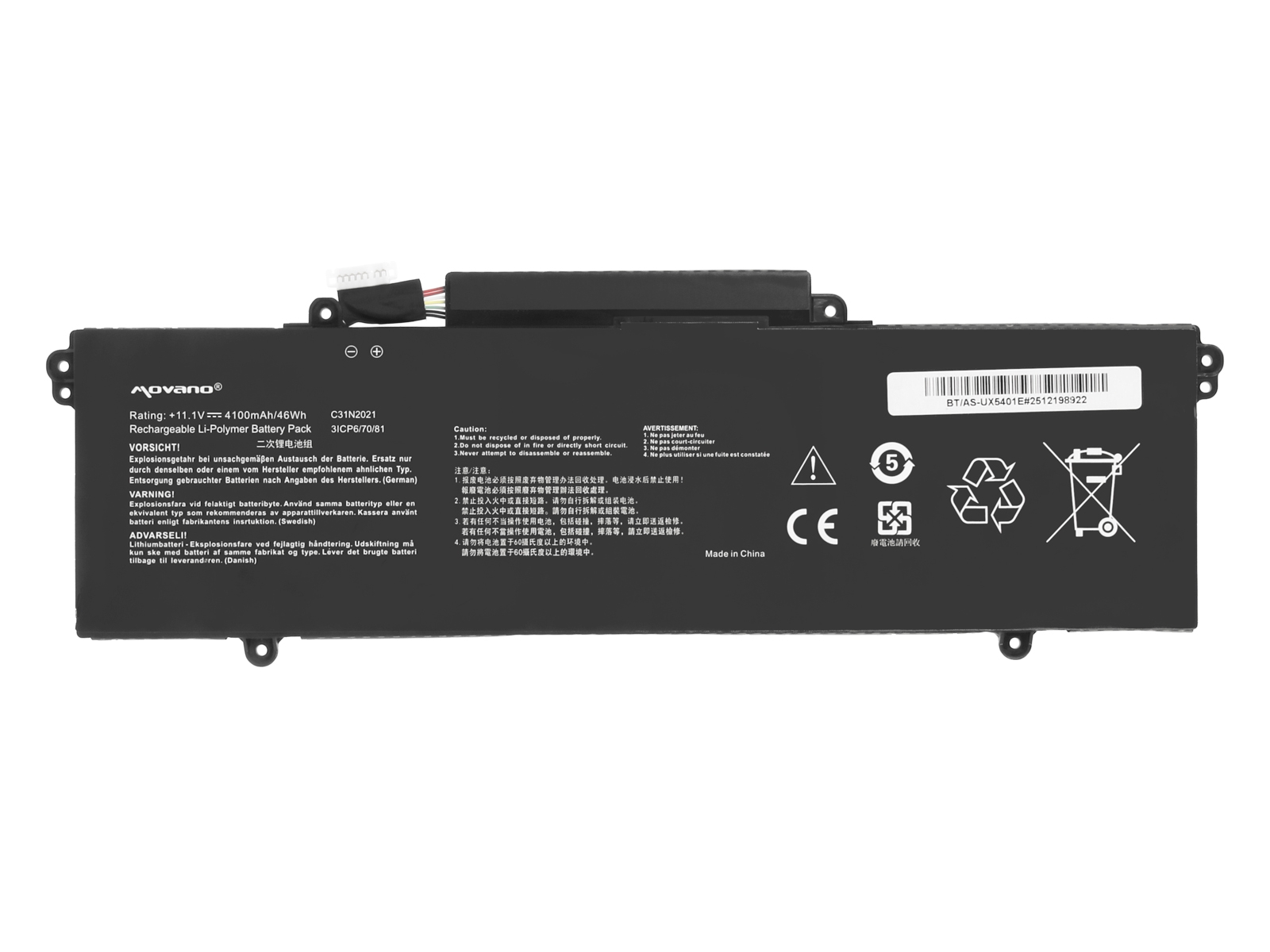Bateria do laptopa Asus Zenbook 14 UX5401E, Flip UN5401QA - obrazek 4