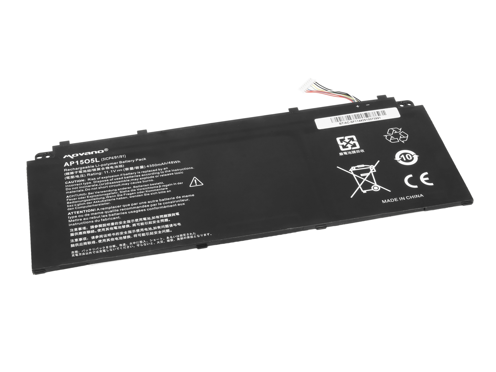 Bateria do laptopa Acer Spin 5 Pro SP513, Swift 1 Pro SF114