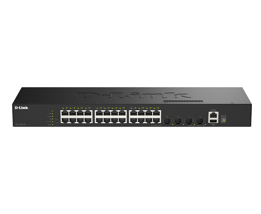 Switch D-Link DGS-1530-52P 24xGE 4x10GE SFP+