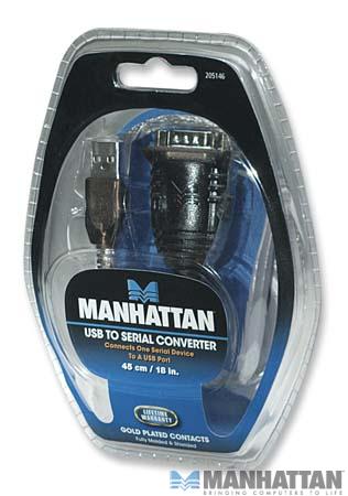 Adapter USB na 1 x RS232 Manhattan - obrazek 2