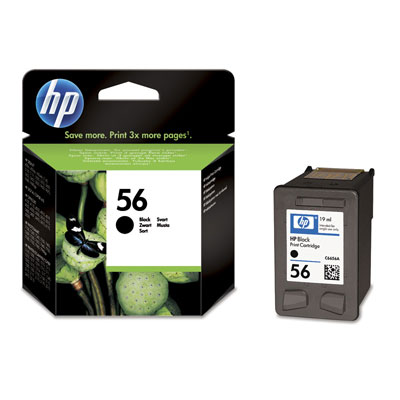 Tusz HP  56  C6656AE  Black  520 str.