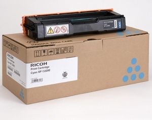 Toner Ricoh  Aficio SP C220; C221; C222  Cyan  2000 str.