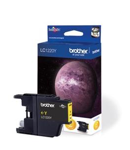 Tusz Brother LC1220Y Yellow 300 str.