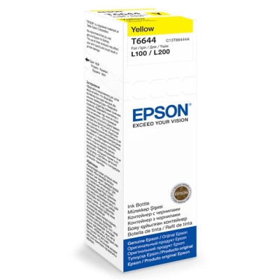 Tusz Epson 664 T6644 Yellow 6400 str. - obrazek 2