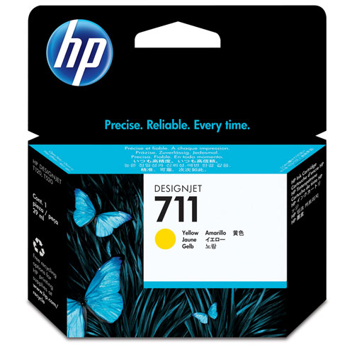 Tusz HP 711 CZ132A Yellow 29ml