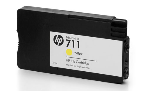 Tusz HP 711 CZ136A Yellow Combo-Pack 3x 29ml - obrazek 2