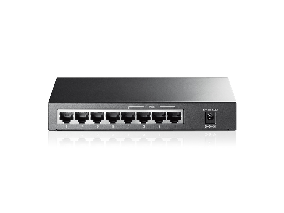Switch TP-Link TL-SF1008P 8x10/100 MB/s 4xPoE - obrazek 3