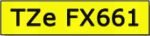 Taśma do drukarki etykiet Brother TZEFX661  36mm Czarny na Żółtym Flexible