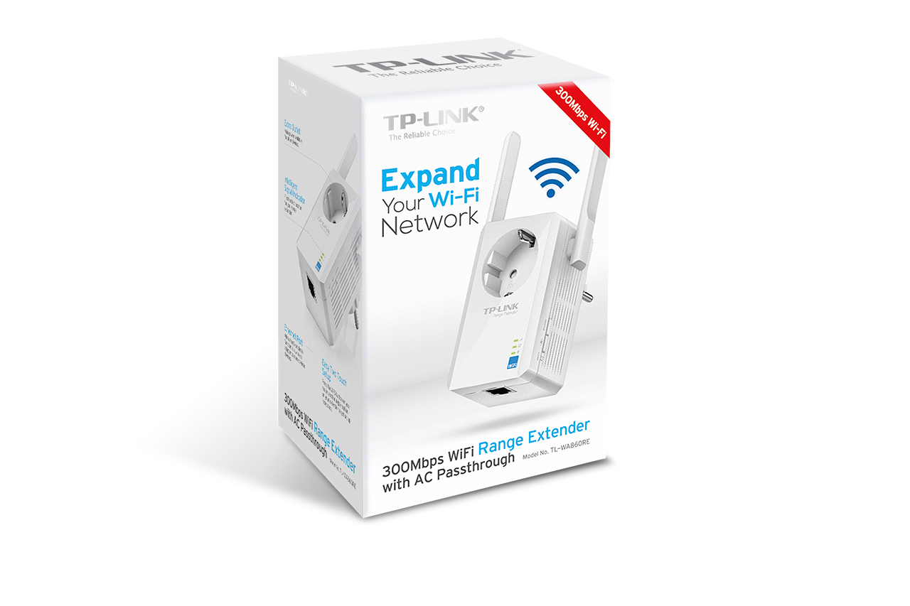 Wzmacniacz sieci bezprzewodowej Wi-Fi N300 TP-Link TL-WA860RE - obrazek 2