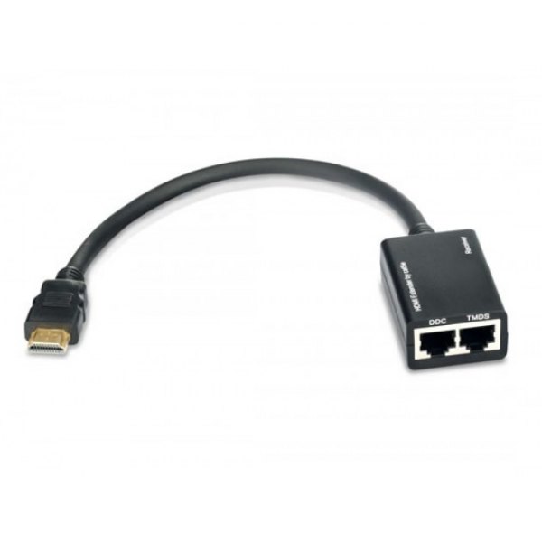 Extender HDMI po skrętce kat5e/6 do 30m Full HD 3D Techly - obrazek 4