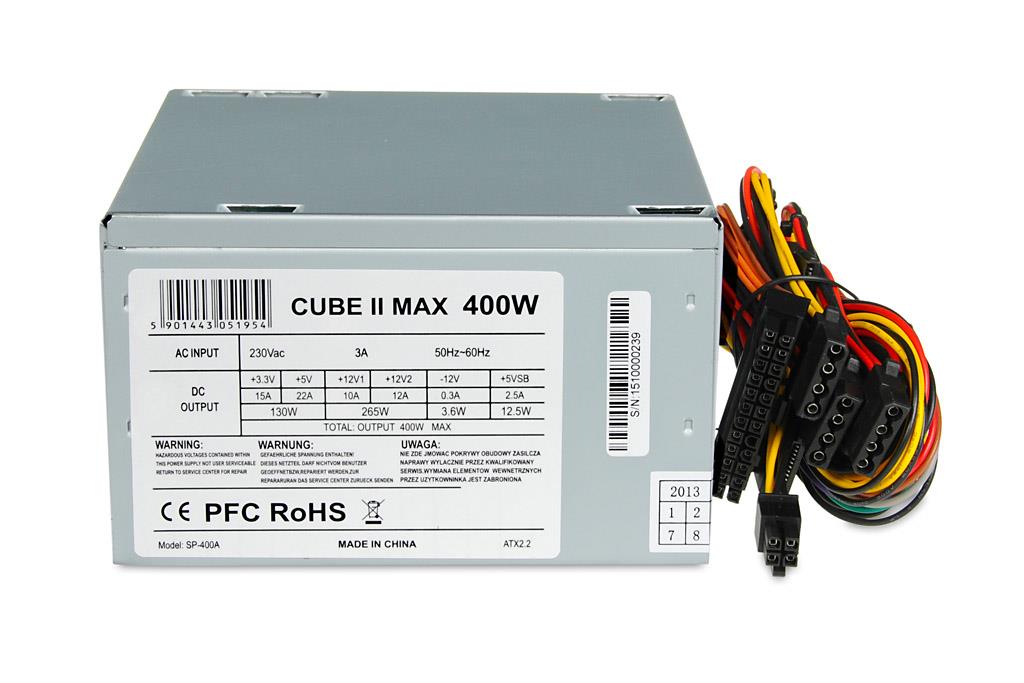 Zasilacz ATX   400W  iBOX Cube II
