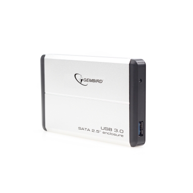 Obudowa do HDD/SSD 2.5" USB 3.0 Gembird Aluminiowa - Srebrna - obrazek 2