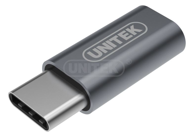 Adapter USB Type-C męski na microUSB żeński Unitek