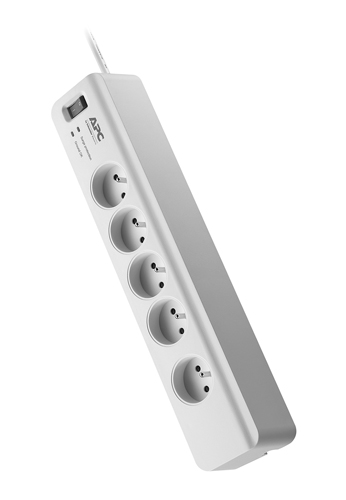 Listwa zasilająca APC Essential SurgeArrest  5 gniazd  1.8m  Biała