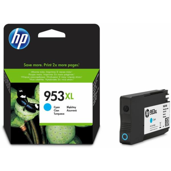 Tusz HP 953XL F6U16AE Cyan 1600 str.