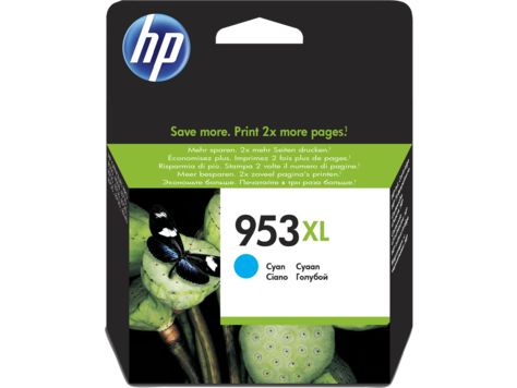 Tusz HP 953XL F6U16AE Cyan 1600 str. - obrazek 2