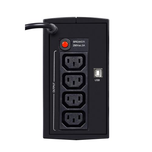 Zasilacz awaryjny UPS - Ever Duo 550 AVR USB - obrazek 3