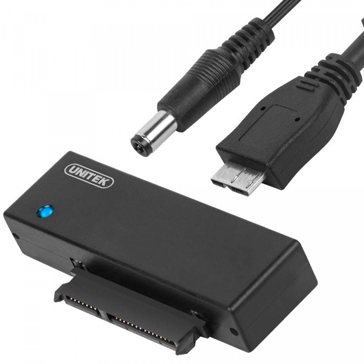 Adapter USB 3.0 do HDD/SSD  SATA 2.5"/3.5" z zasilaczem  Unitek