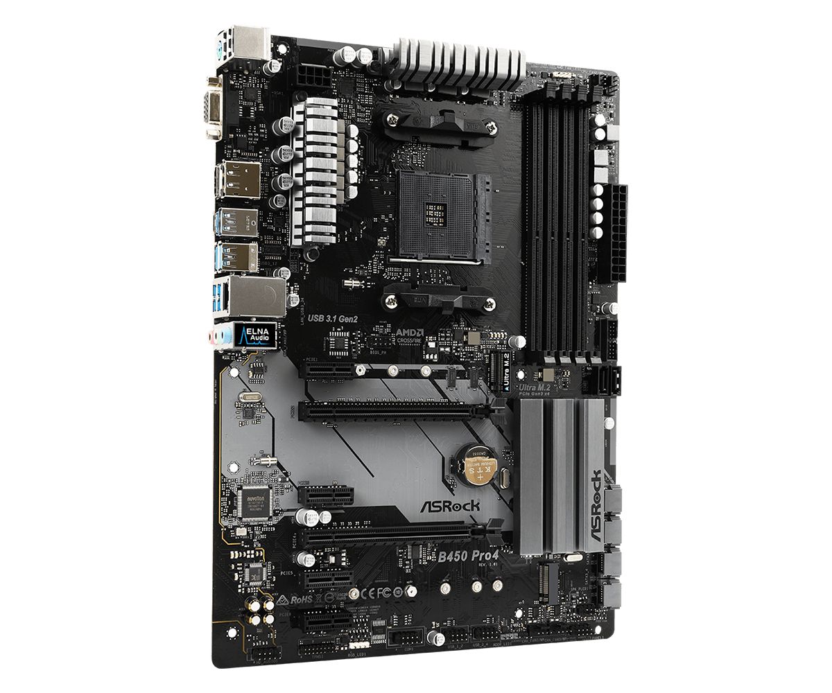 Płyta Socket AM4 ASRock B450 PRO4 R2.0 - obrazek 4