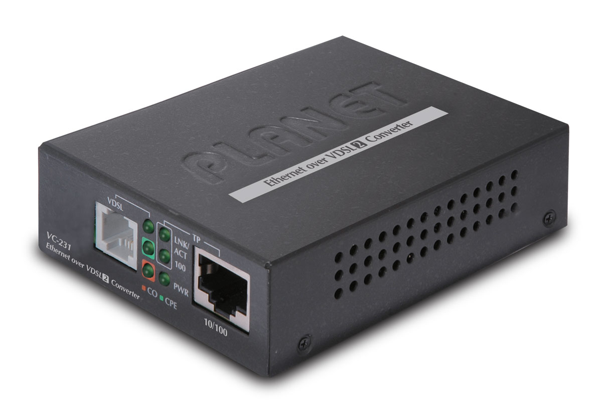 Konwerter Planet VC-231 VDSL2 1xRJ-11 1xRJ-45 30A 100/100Mbps