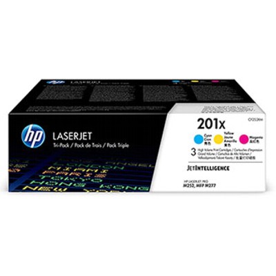 Tonery HP 201X CF253XM Cyan Magenta Yellow 2300 str.