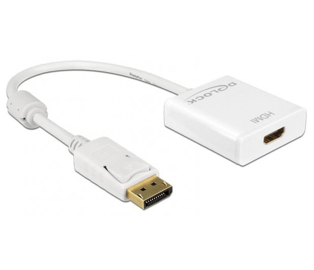 Adapter DisplayPort męski na HDMI żeński 4K Delock